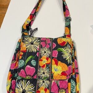 Vera Bradley quilted over the shoulder colorful purse